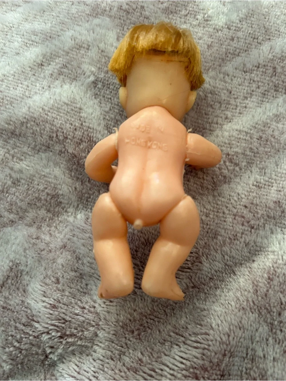 VTG 1960s Small Vinyl blue eyes blonde Character Girl Doll 4